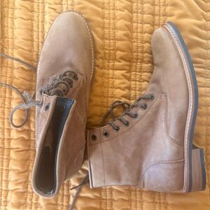 Nisolo Leather Laceup Boots